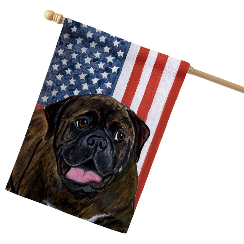 Bullmastiff Americana House Flag