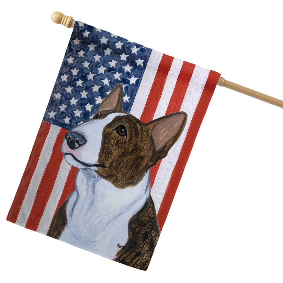 Bull Terrier Americana House Flag