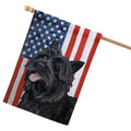 Cairn Terrier Americana House Flag