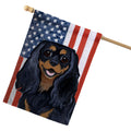 Cavalier King Charles Spaniel Americana House Flag