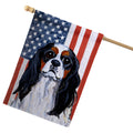 Cavalier King Charles Spaniel Americana House Flag