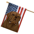 Dogue de Bordeaux Americana House Flag