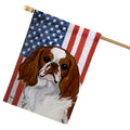 English Toy Spaniel Americana House Flag