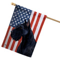Giant Schnauzer Americana House Flag
