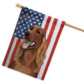 Irish Setter Americana House Flag