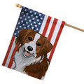 Nederlandse Kooikerhondje Americana House Flag