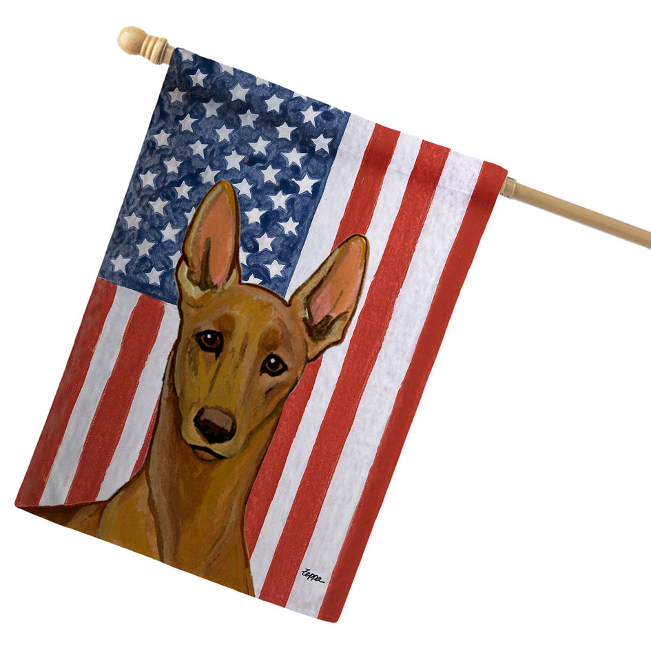 Pharaoh Hound Americana House Flag