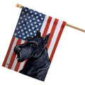 Scottish Terrier Americana House Flag