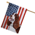 English Springer Spaniel Americana House Flag