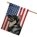 Swedish Vallhund Americana House Flag