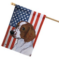 Welsh Springer Spaniel Americana House Flag