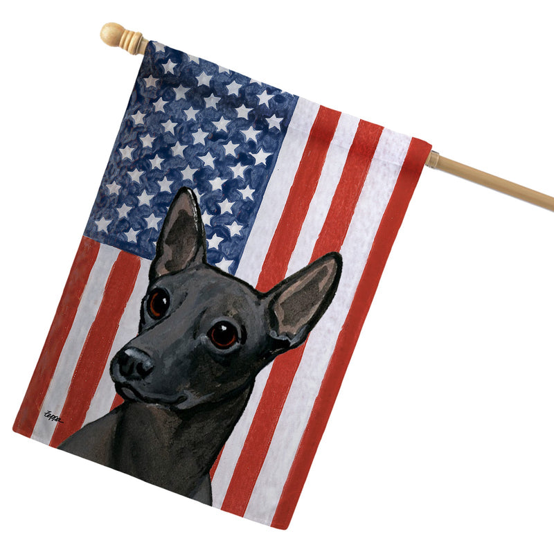 Xoloitzcuintli Americana House Flag
