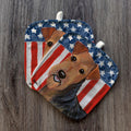 Airedale Terrier  Americana Pot Holder Set