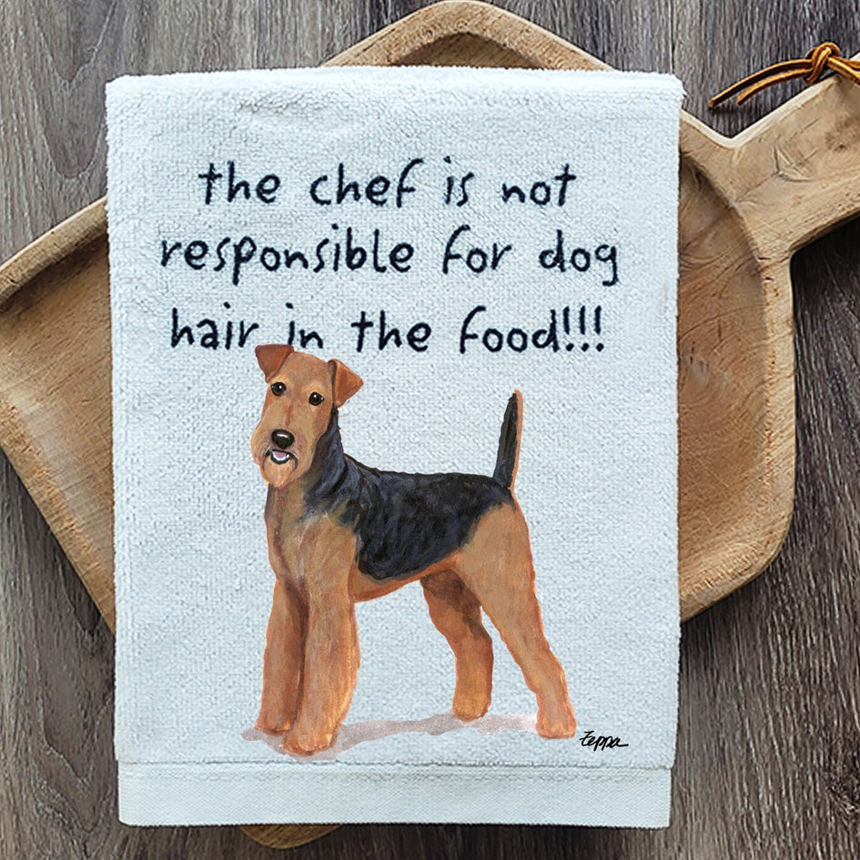 Airedale Terrier Dish Towel