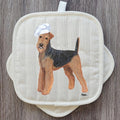 Airedale Terrier  Pot Holder Set