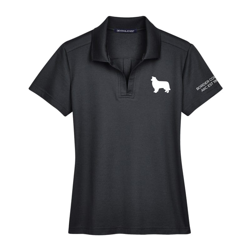Border Collie Embroidered AKC Women's Polo