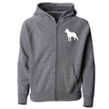Boston Terrier - Youth Full Zip Sweatshirt