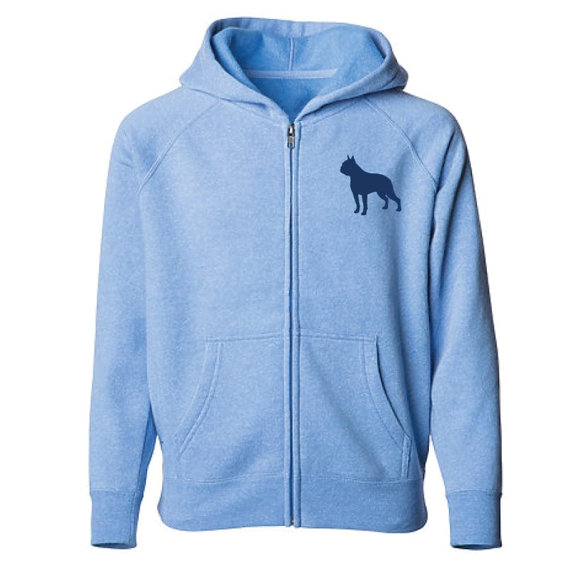 Boston Terrier - Youth Full Zip Sweatshirt