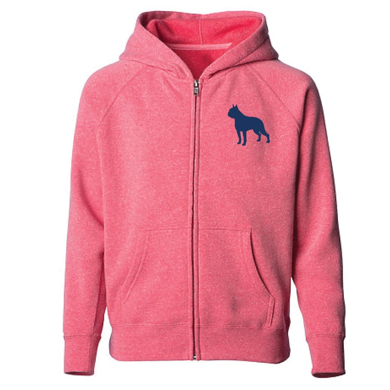 Boston Terrier - Youth Full Zip Sweatshirt