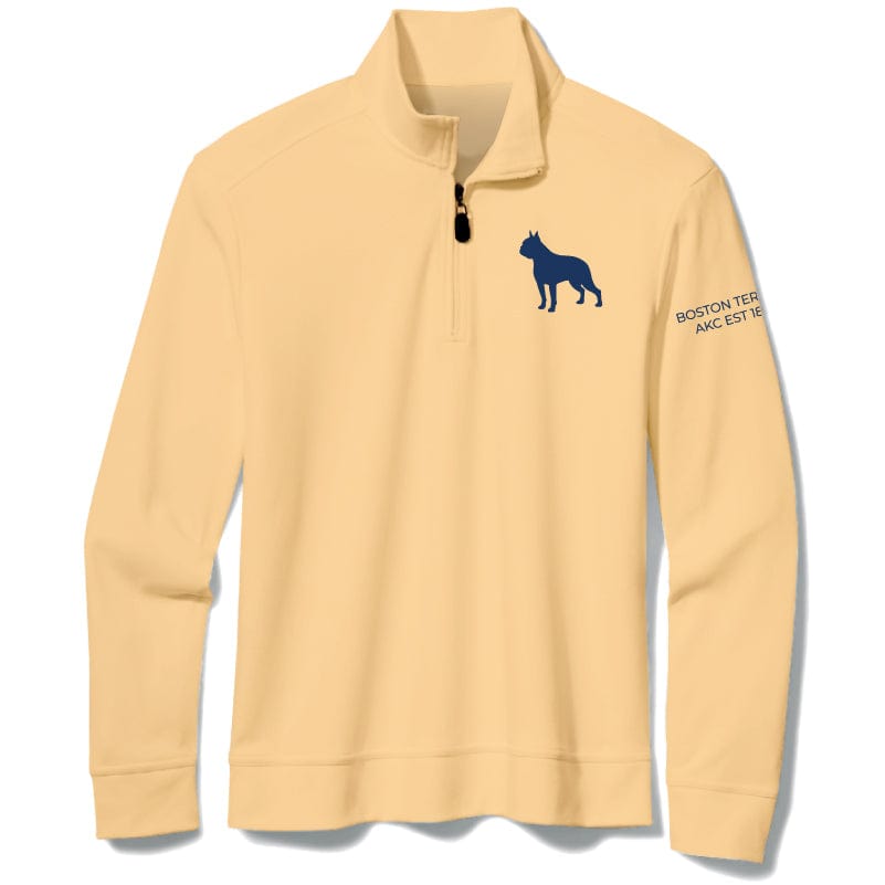 Boston Terrier Embroidered AKC Quarter Zip