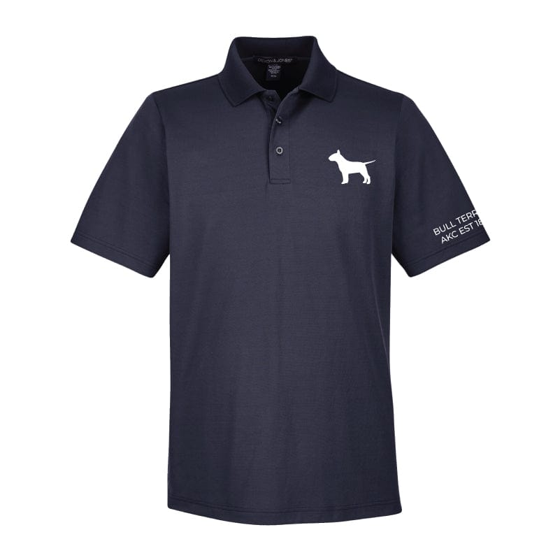 Bull Terrier Embroidered AKC Men's Polo