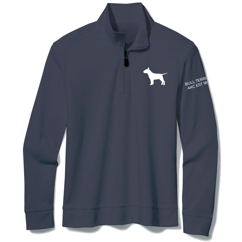 Bull Terrier Embroidered AKC Quarter Zip
