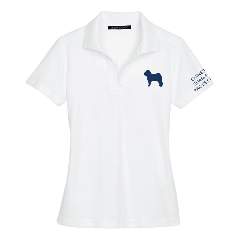 Chinese Shar-Pei  Embroidered AKC Women's Polo