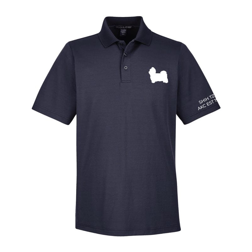 Shih Tzu Embroidered AKC Men's Polo