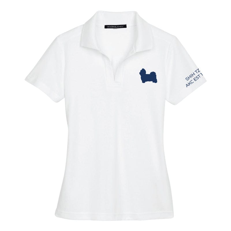 Shih Tzu  Embroidered AKC Women's Polo