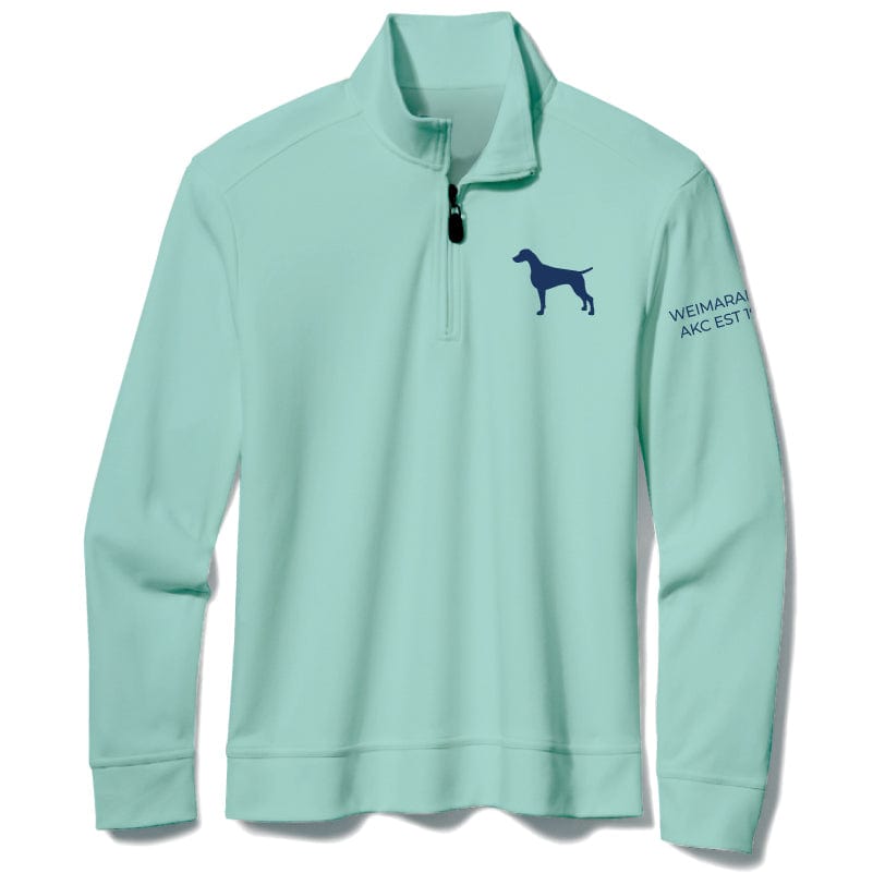 Weimaraner Embroidered AKC Quarter Zip
