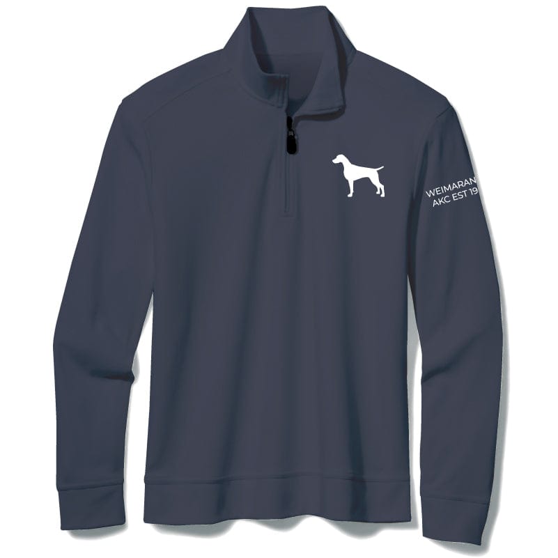 Weimaraner Embroidered AKC Quarter Zip