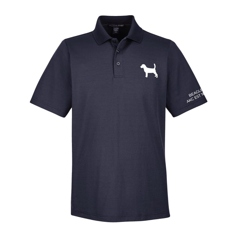 Beagle Embroidered AKC Men's Polo | AKC Shop