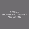 German Shorthaired Pointer Embroidered AKC Men's Polo