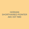 German Shorthaired Pointer Embroidered AKC Quarter Zip