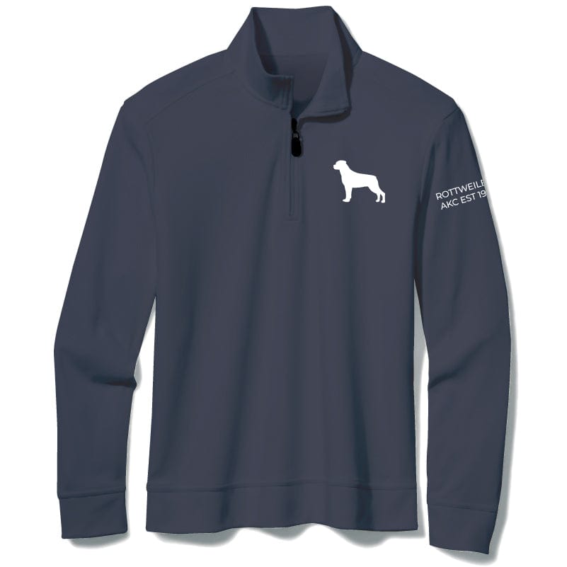 Rottweiler Embroidered AKC Quarter Zip
