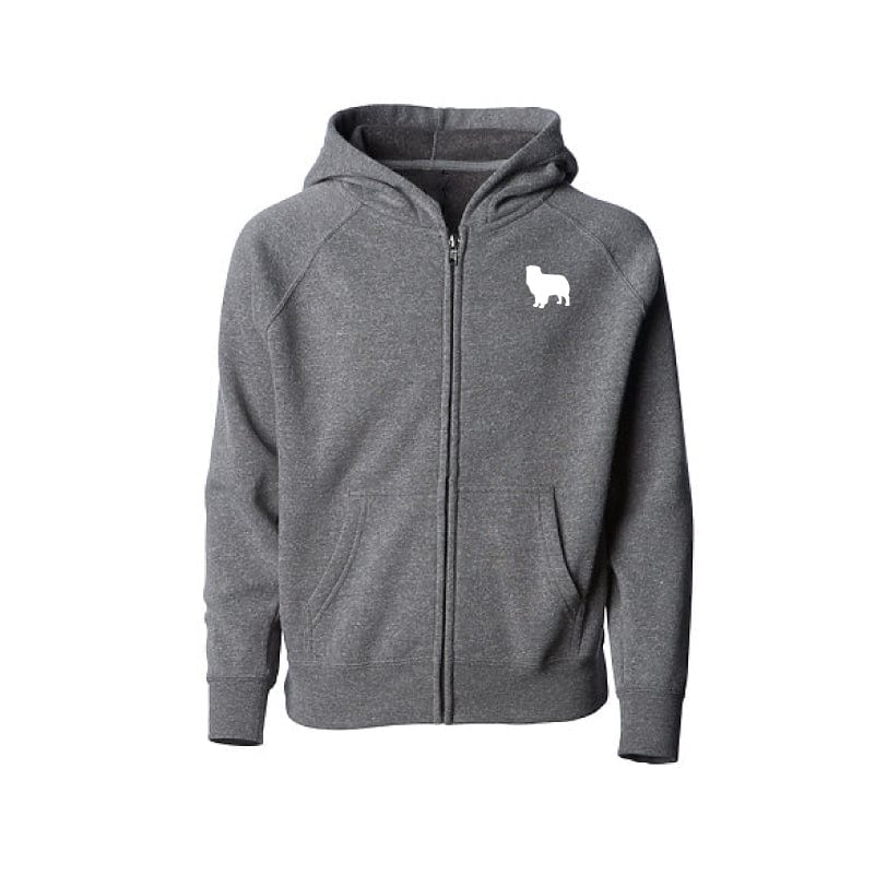 Australian Shepherd Toddler Full Zip Sweatshirt