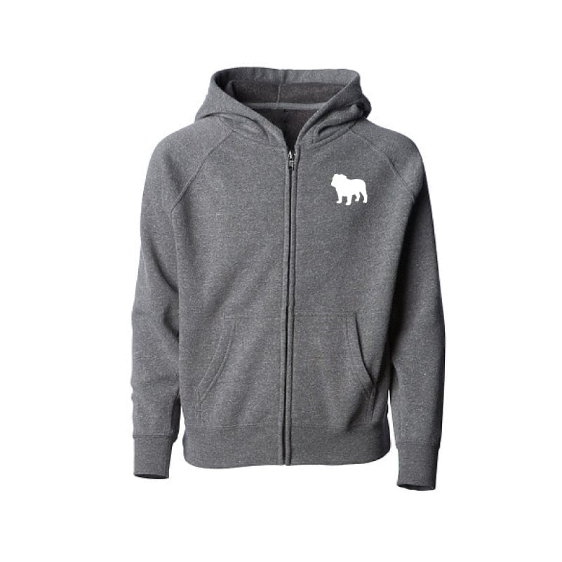 Bulldog Toddler Full Zip Sweatshirt