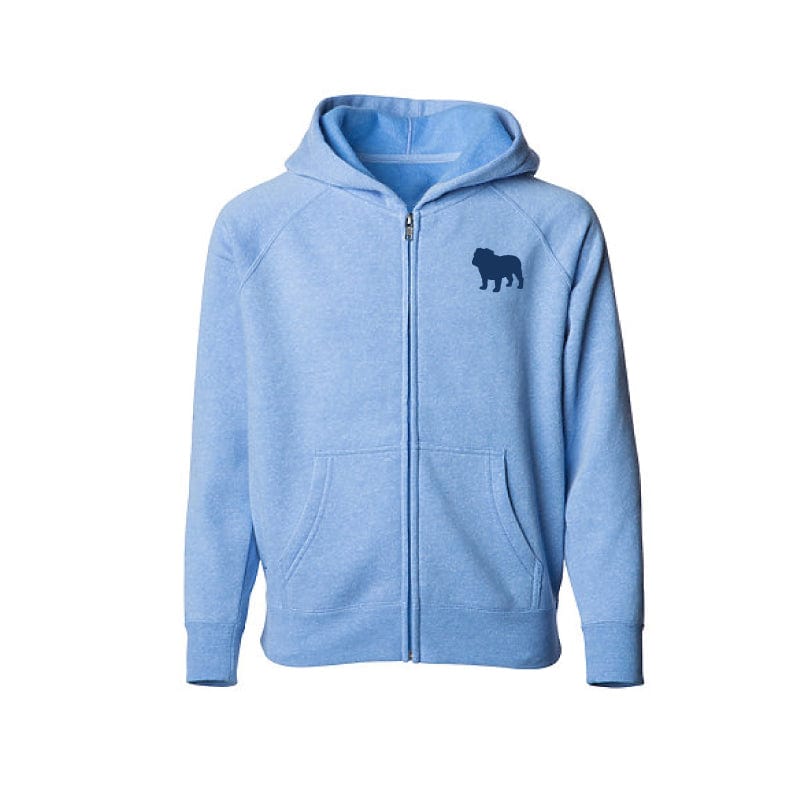 Bulldog Toddler Full Zip Sweatshirt