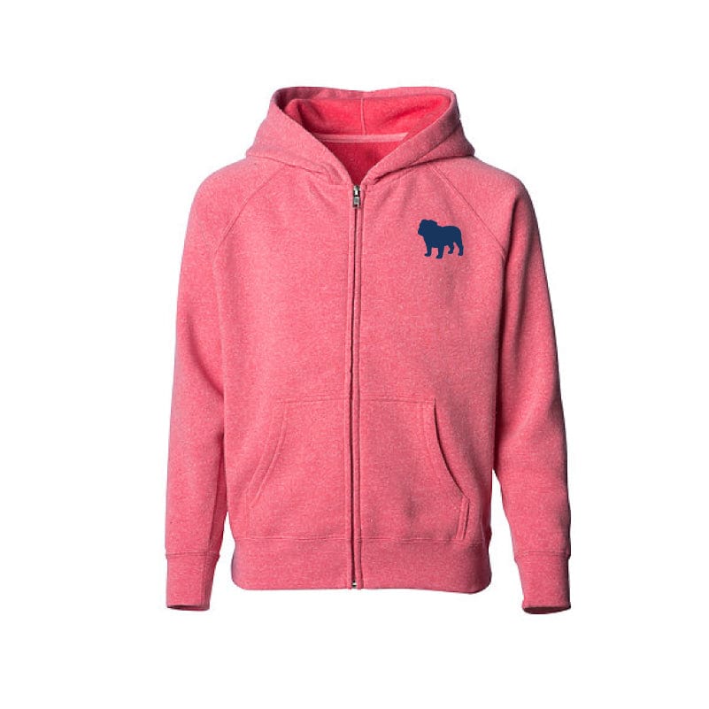 Bulldog Toddler Full Zip Sweatshirt