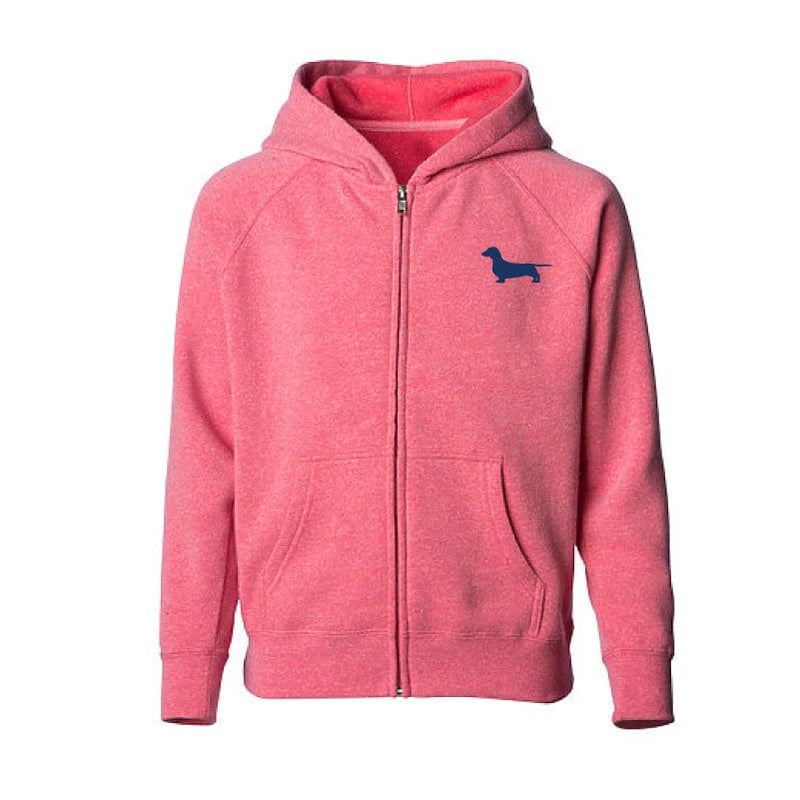 Dachshund Children's Full Zip Sweatshirt