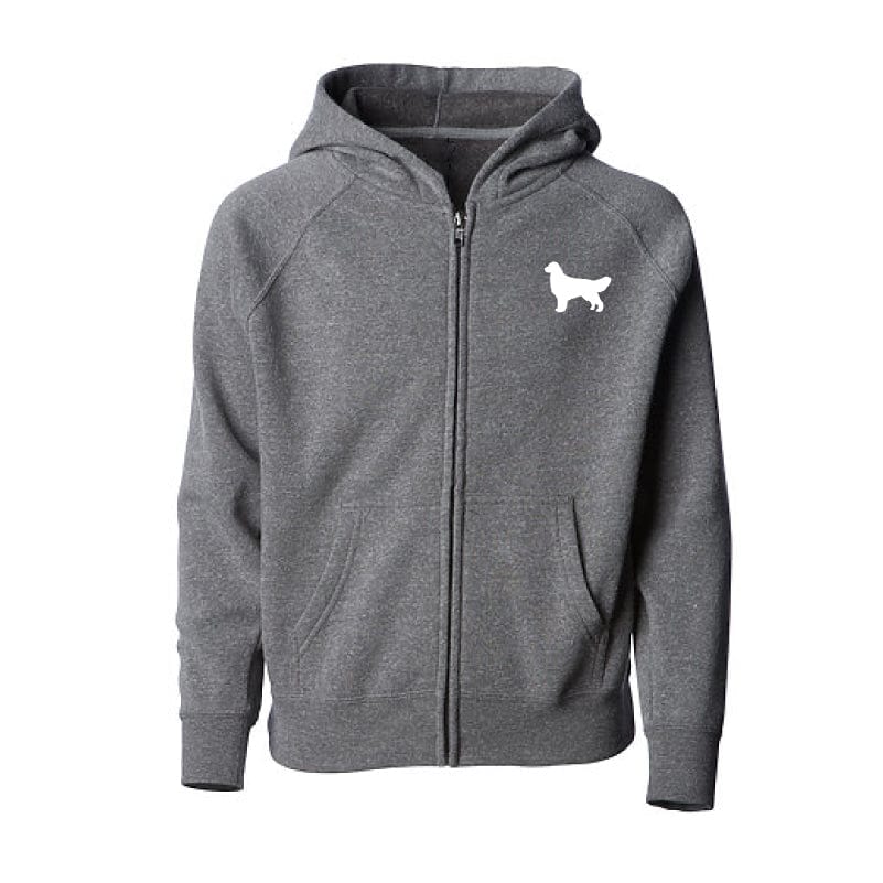 Golden Retriever Children's Full Zip Sweatshirt | AKC Shop