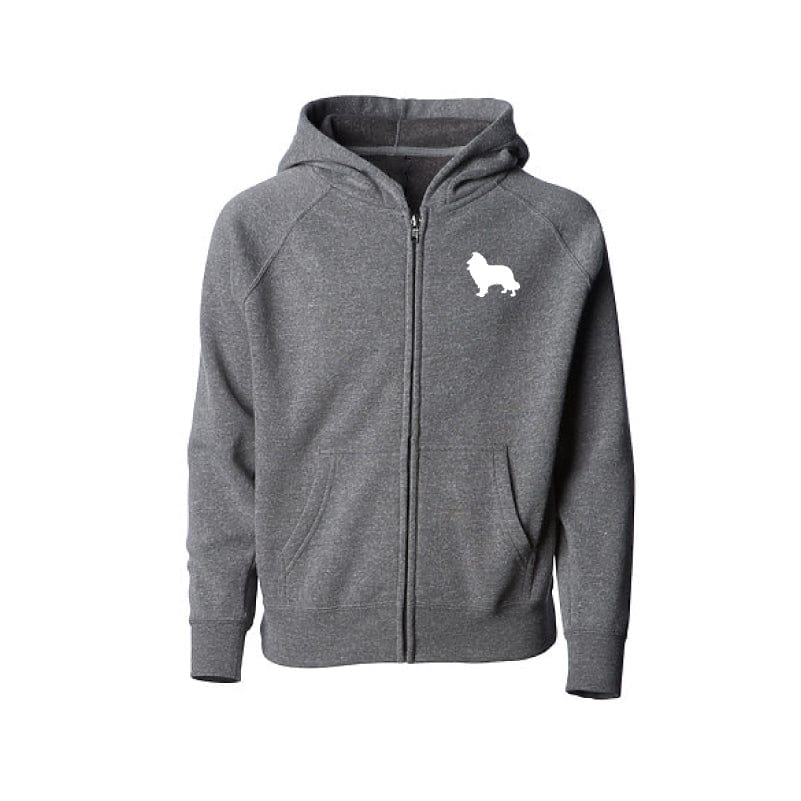 Rough Collie Toddler Full Zip Sweatshirt