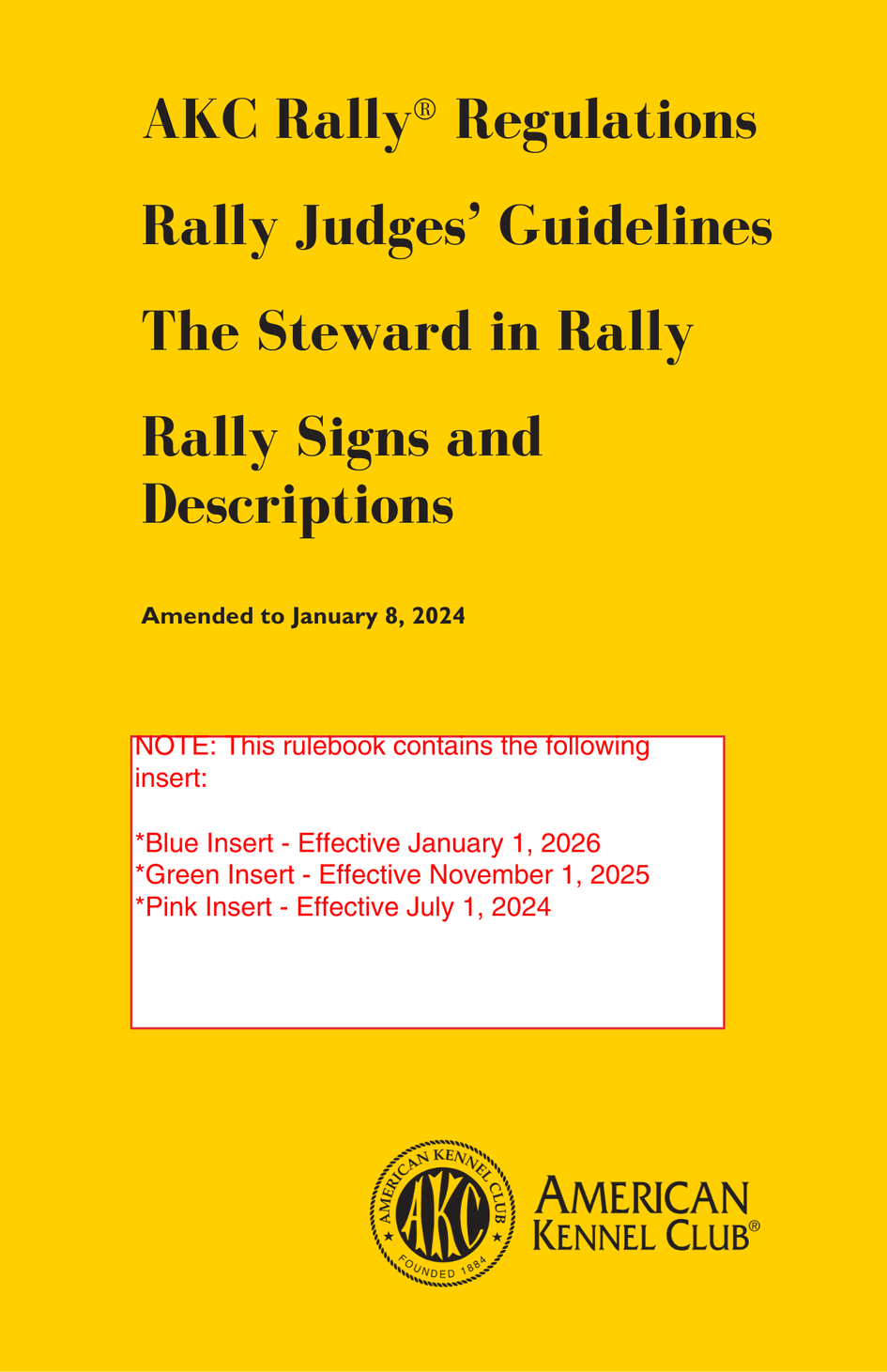 Event Rules & Regulations (Companion Events)