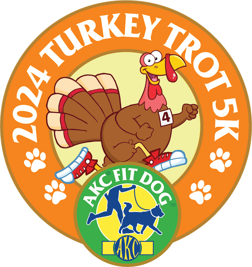 AKC FIT DOG 2024 Turkey Trot Medallion AKC Shop