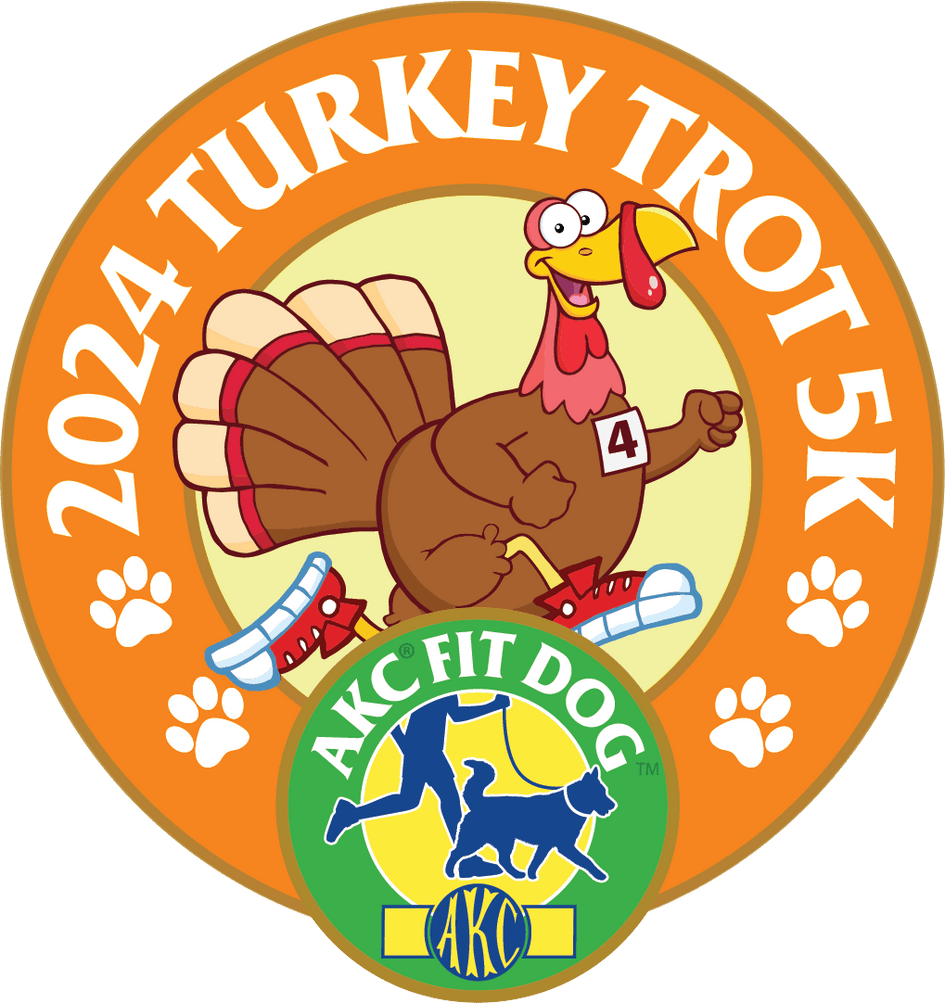 AKC FIT DOG 2024 Turkey Trot Medallion