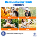 AKC Coconut-Scented Dog Bathing Glove Wipes, 6 Pack, No-Rinse Deodorizing Gloves for All Dog Sizes & Fur Types, Waterless Quick Cleaning for Paws, Fur & Travel