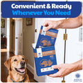 AKC Coconut-Scented Dog Bathing Glove Wipes, 6 Pack, No-Rinse Deodorizing Gloves for All Dog Sizes & Fur Types, Waterless Quick Cleaning for Paws, Fur & Travel