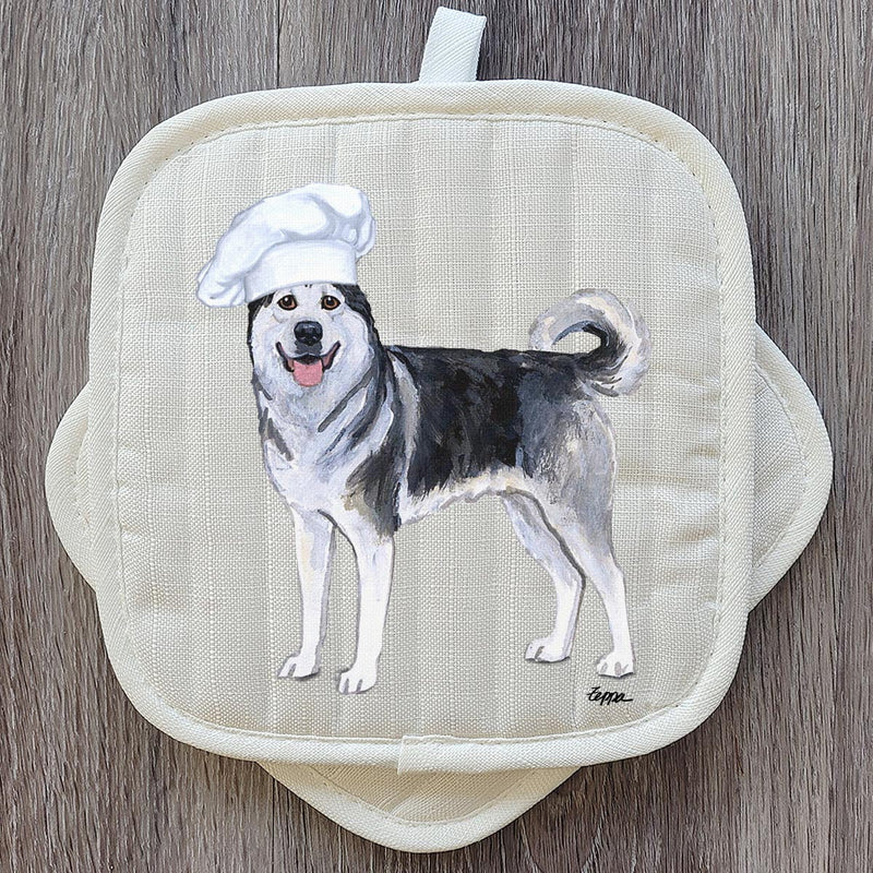 Alaskan Malamute  Pot Holder Set