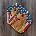 Cocker Spaniel  Americana Pot Holder Set