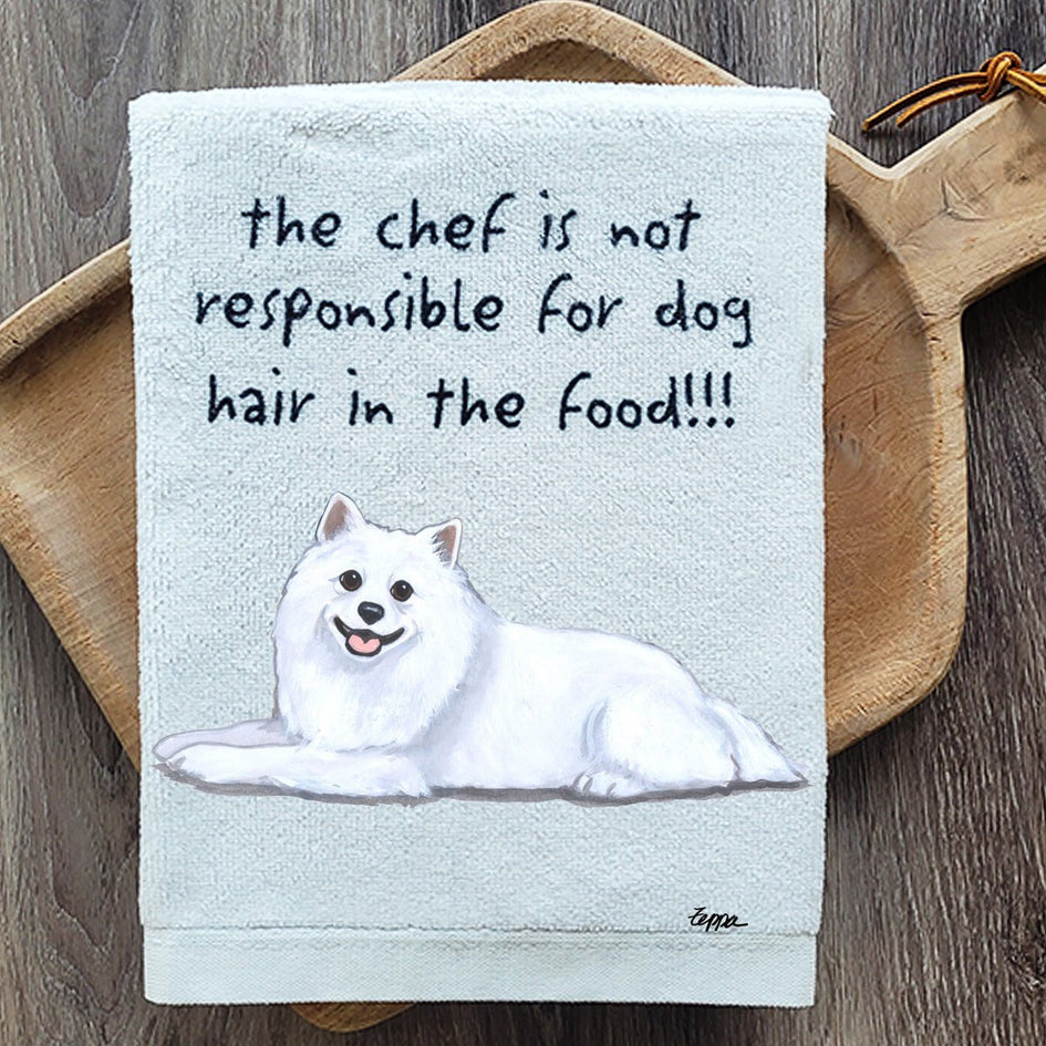 American Eskimo Dog Dish Towel